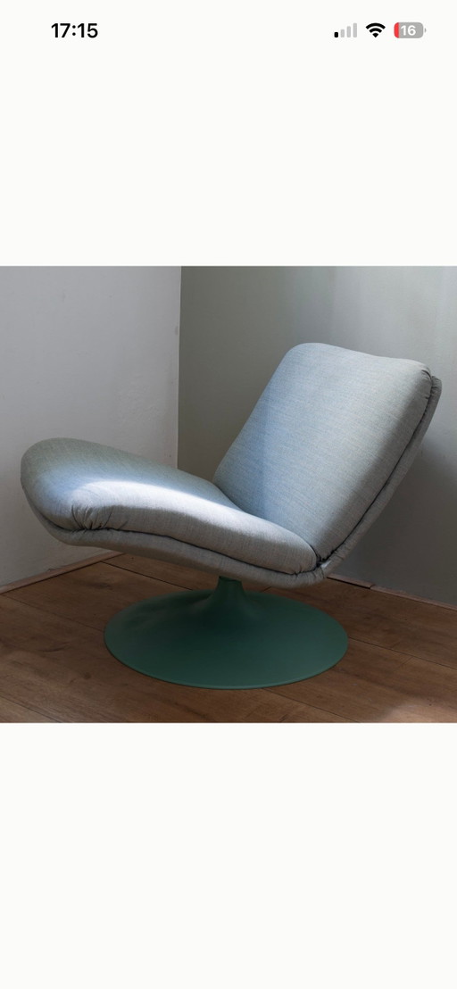 Artifort Fauteuil F504 Bekleed Met Kvadrat Remix 3 – Wool (photo 2 of 8)