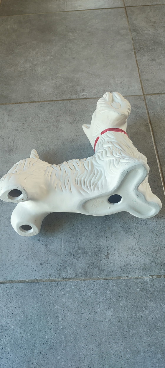 Image 1 of Ceramic zoomorphic dog statue