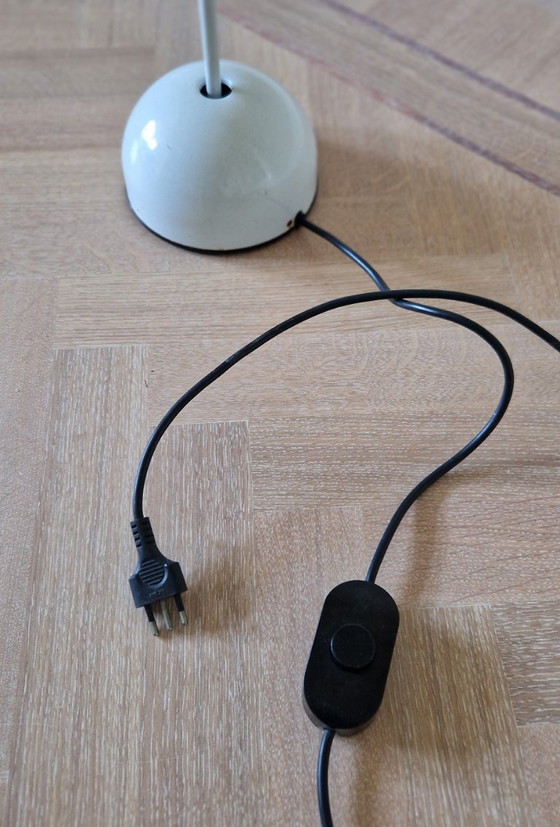 Image 1 of Vintage Italian design lamp, Luci Tulipano, DesignSTD, white metal and glass, 1970s