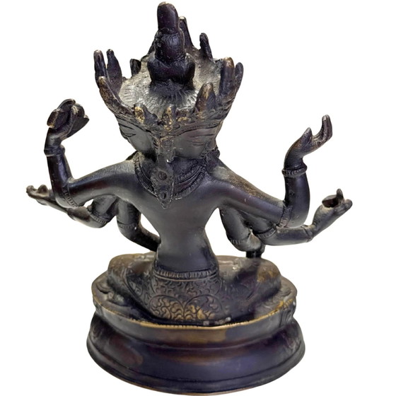 Antigua Ushnishavijaya (Namgyalma) tibetana para una larga vida – Esculturas, Bronze (photo 5 of 10)