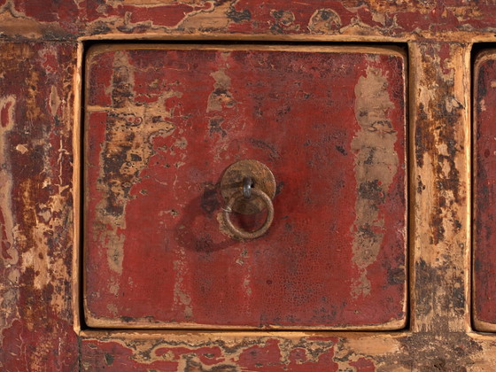 Mobile orientale antico con patina rossa (c.1900) #77 – Cassettiere (photo 38 of 40)