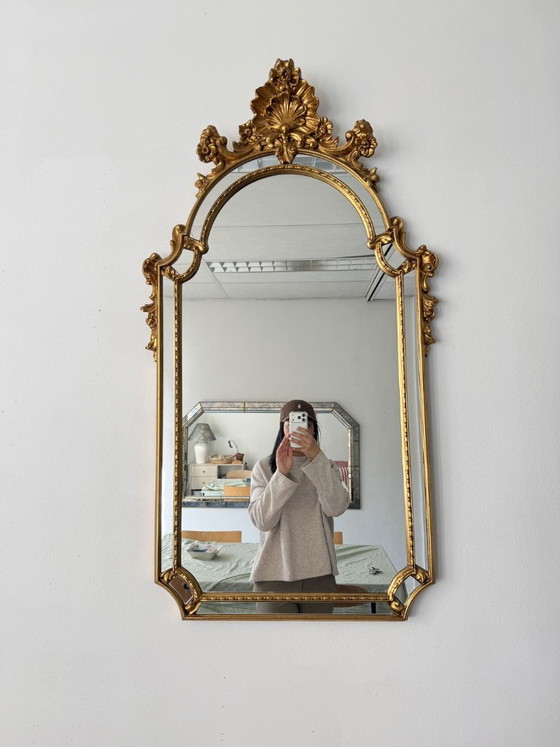 Image 1 of Deknudt Hollywood Regency spiegel 