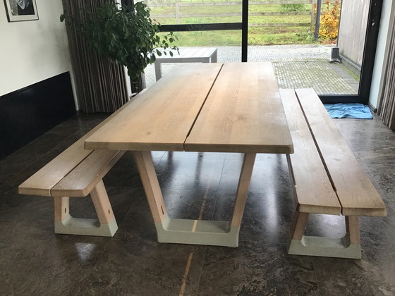 Image 1 of Table de base Arco avec 2 bancs