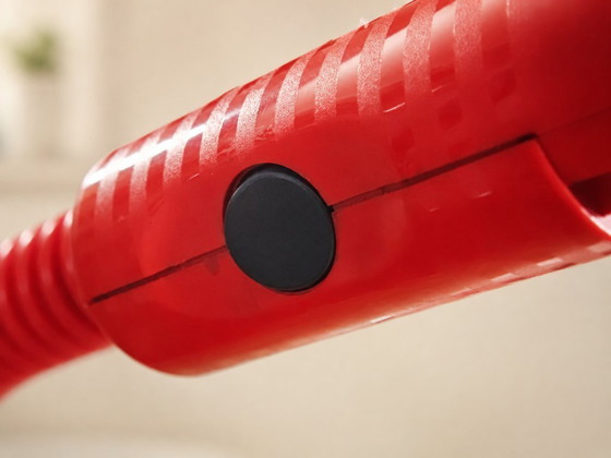 Image 1 of Vintage Manade Floor Lamp Design Ph. Michel – Made in France 1980s, Adjustable Red Lamp