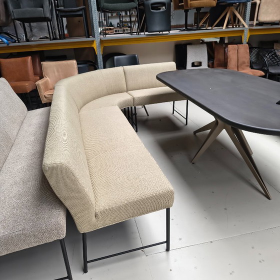 Minopolis corner dining bench (Leiden), Haveco, Dining chairs, Textile, Creme (photo 6 of 6)