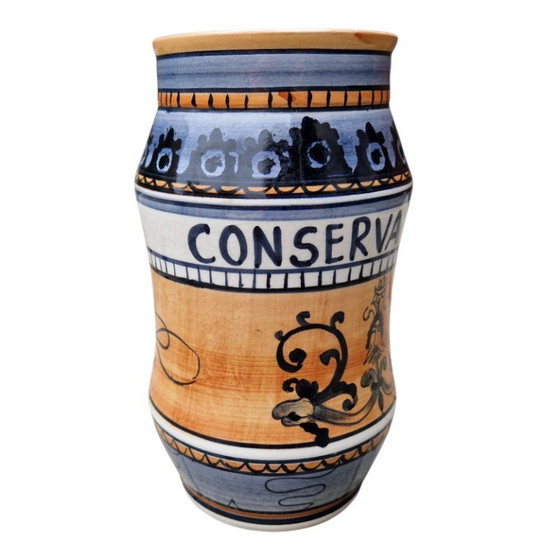 Image 1 of Pentola da farmacia italiana Petucco e Tolio anni '80 Conserva Di Ramerino