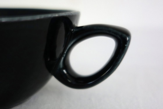 Image 1 of 2 Tassen mit Untertassen New Time Boch Frères 1955