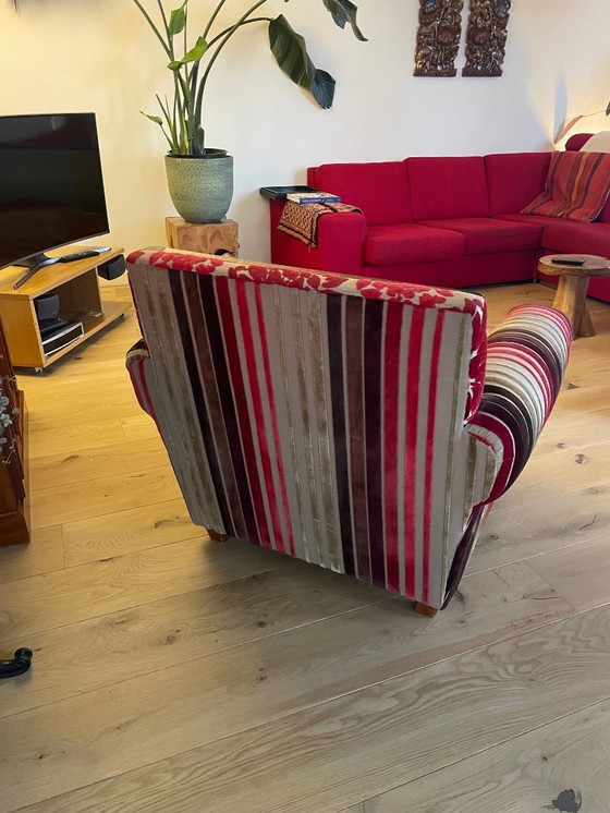 Image 1 of 2 sedie di design con tessuto Tricia Guild