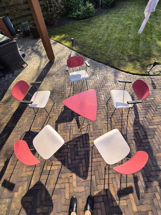 3x Gispen 216 y 4x Gispen 116 de Wim Rietveld Silla – Sillas de comedor, Wood, Metal (photo 3 of 5)