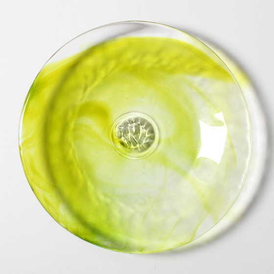 Image 1 of Set aus 4 Kosta Boda „Mine“ Glas-Desserttellern von Ulrica Hydman Vallien
