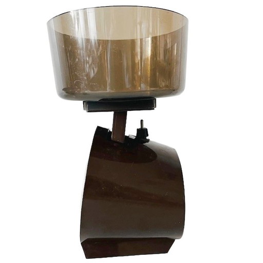 Vintage retro weegschaal Hanson bruin beige 1970's