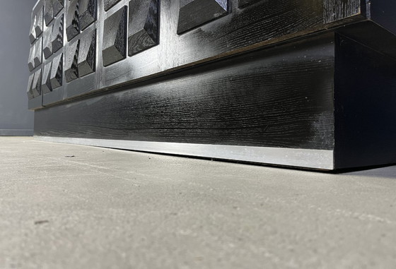 Image 1 of Credenza brutalista nera, anni '70