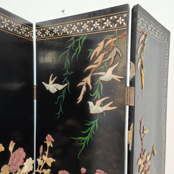 Image 1 of Paravento antico cinese, stile cineseria