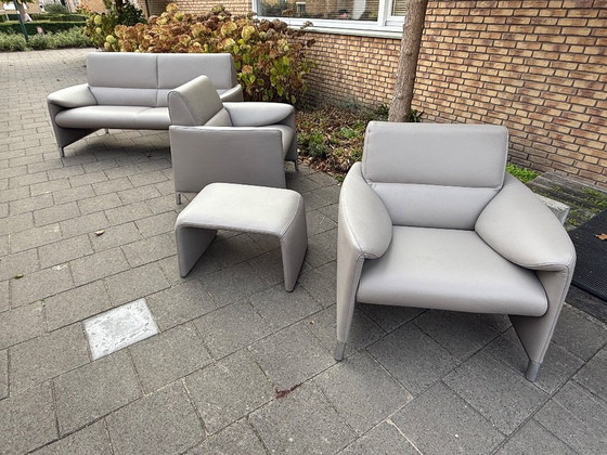 Image 1 of Leolux Felizia 2.5-zits + 2x Poltrona + POUF