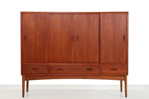 Vintage teak Danish design highboard – dressoirs, Wood, Scandinavian (photo 2 of 5)