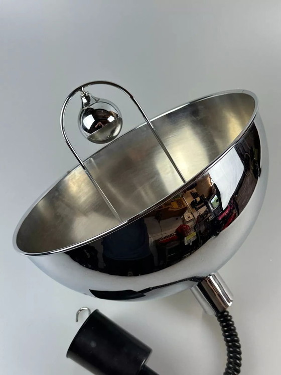 Image 1 of Lámpara de techo colgante Florian Schulz P58 de latón, años 60 y 70, Space Age