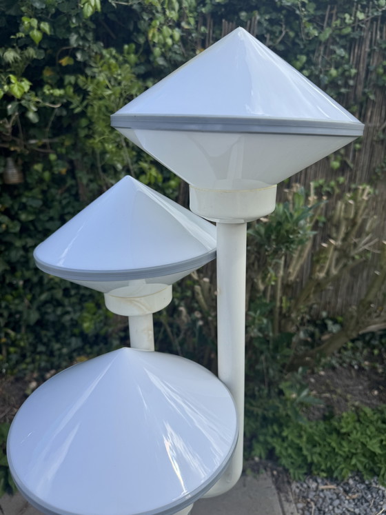 Image 1 of Vintage Space Age Vloerlamp – Triple UFO Design – 155 cm
