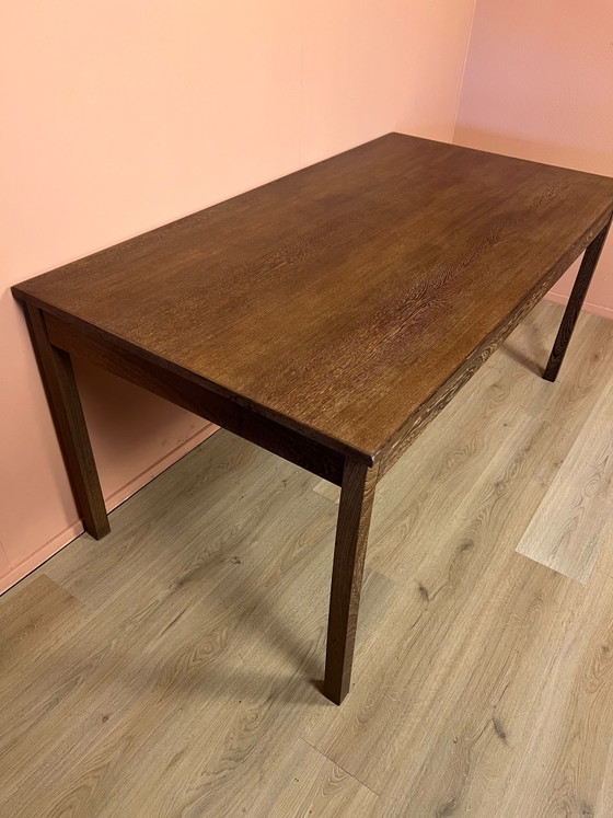 Vintage wenge houten tafel – Eettafels, Wood (photo 2 of 6)