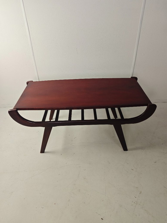 Mid Century Modern Vintage Coffee Table Reversible Top – Wood (photo 6 of 9)