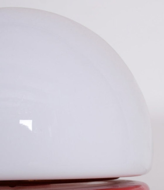 Image 1 of Mushroom Table Lamp Mid Century Glass Štěpán Tabery 1960s Bohemia