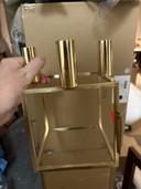 Audo copenhagen kubus 4  candle holder messing