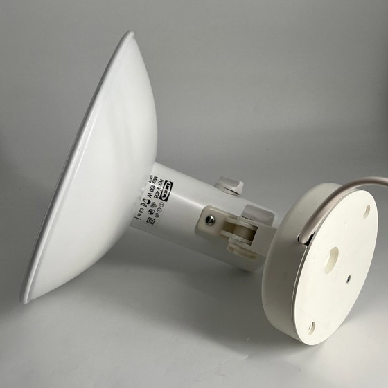 Image 1 of Lampada da parete vintage IKEA STROF V405, 1986 – Bianca – con scatola originale