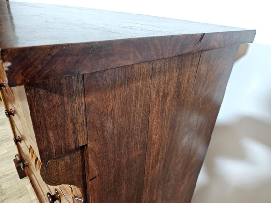 Cómoda Chiffonier Biedermeier de Caoba, Siglo XIX (photo 22 of 24)
