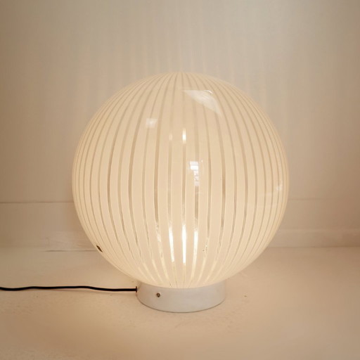 Tafellamp uit de serie Tessuti voor Venini, Murano jaren 70 - Ø 40cm