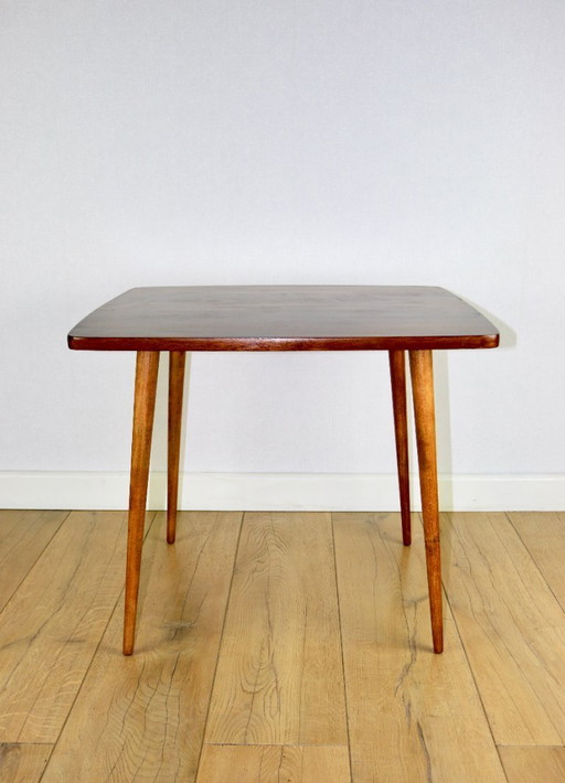 Polnischer Couchtisch/Konsolentisch, 1970er Jahre, mittelgroß, quadratisch