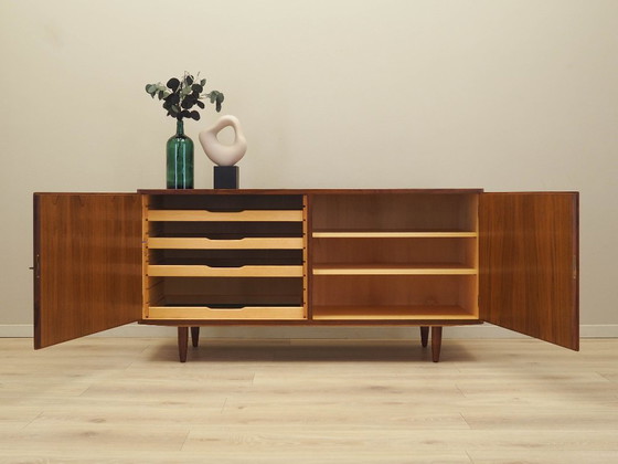 Image 1 of Walnut cabinet, Danish design, 1970s, designer: Carlo Jensen, manufacturer: Hundevad