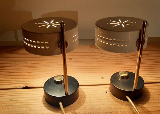 Two M.Matégot table lamps