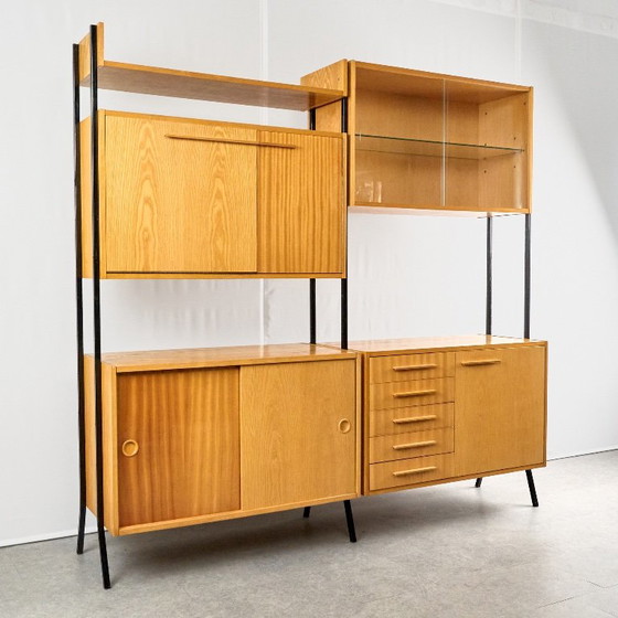 Vintage Modulaire Wandkast, jaren 60, Tsjechoslowakije – Wood (photo 3 of 24)