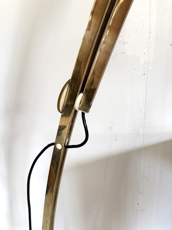 Image 1 of Vintage XL verstelbare booglamp, Geoffredo Reggiani ‘70