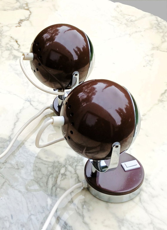 Image 1 of 2x Eye ball spots Space Age by Aluminor