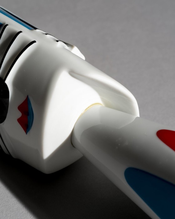 Image 1 of Zeldzame porseleinen kandelaar van Otmar Alt Rosenthal, "Cat-Light", Duitsland, jaren 80-90.