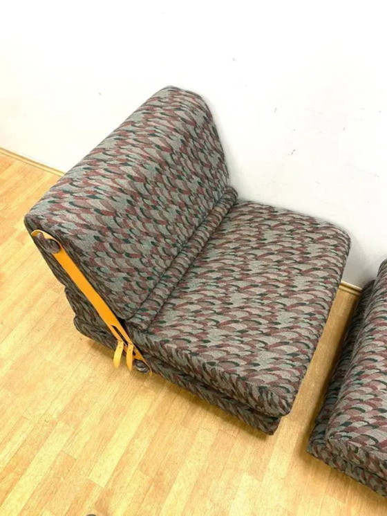Image 1 of Mid-Century Folding Two-Seat Sofa, 1970s, Czechoslovakia