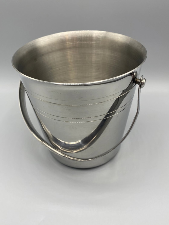 Vintage Guy Degrenne roestvrijstalen ijsemmer, jaren 70-80 – Servies, 1970 (photo 2 of 7)