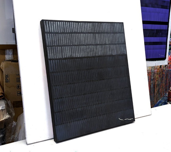 Tehos – Moderne abstrakte Kunstmalerei Carbon S04 – 2026 – Gemälde & Zeichnungen, Canvas (photo 2 of 7)