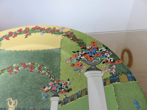 Piatto da portata grande della serie "Giardini francesi" di Villeroy & Boch, disegnato da Raymond Charmaison. (photo 4 of 12)