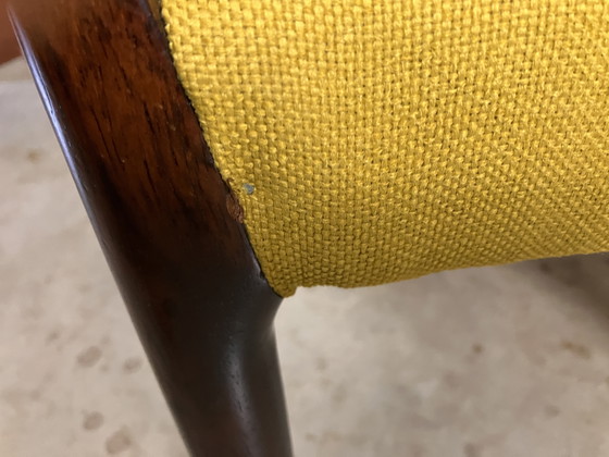 Image 1 of Rosewood chairs newly upholstered Mid Century Vintage