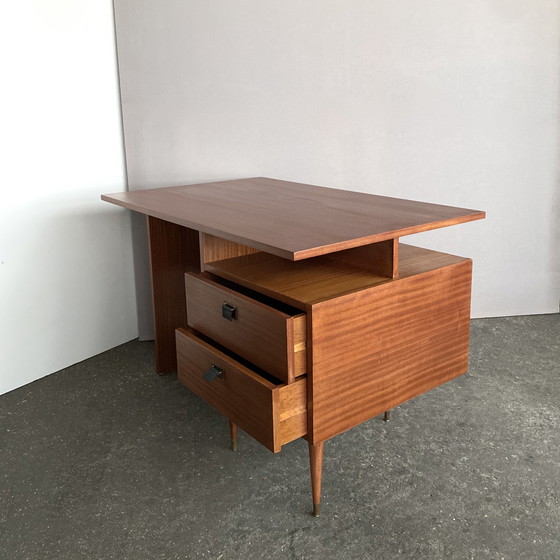 Image 1 of Mahogany Desk, 1950, Restored