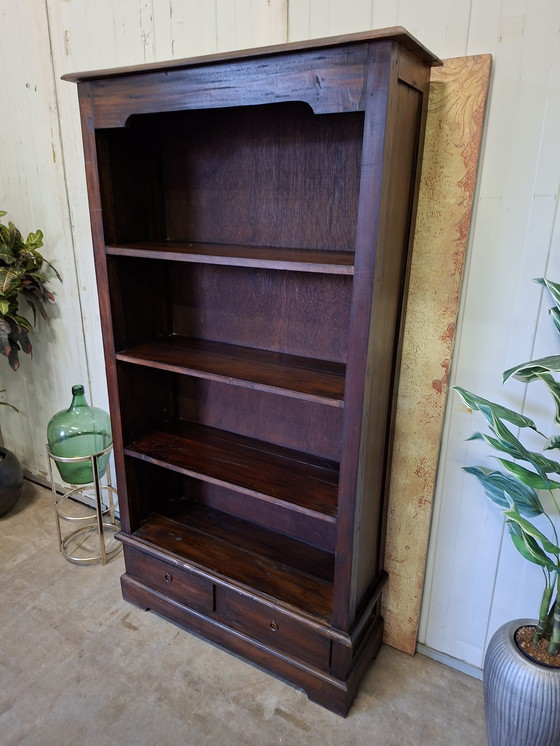Image 1 of Colonial bookcase dimensions 96x33cm and 180cm high.
