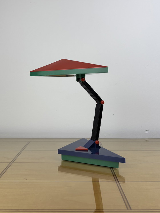 Image 1 of Lampada postmoderna in stile Memphis di Kyoji Tanaka, Giappone anni &#39;80, lampada vintage, lampada da tavolo, Rabbit Tanaka, 