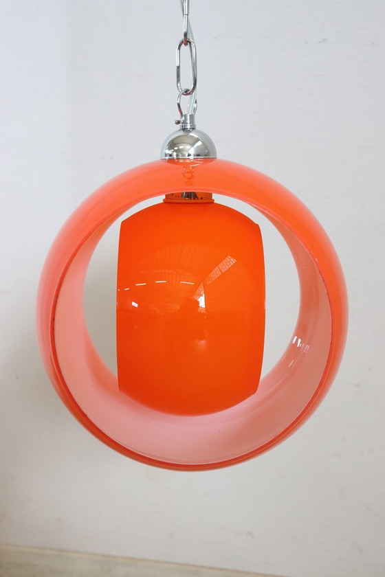 Image 1 of Pendant Lamp in Murano Glass by Carlo Nason for Mazzega, 1960s