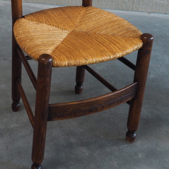 2 sedie scultoree brutaliste con schienale alto – Sedie da camera, Wicker, Wood (photo 10 of 13)