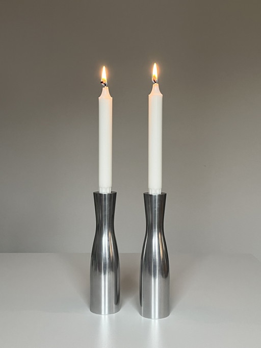 Set of 2 vintage 1990s Erika Pekkari for IKEA Candleholders