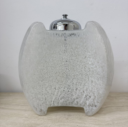 Mid Century Design Italiaanse Carlo Nason voor Mazzega Glazen Vloer/Tafellamp, 1970's