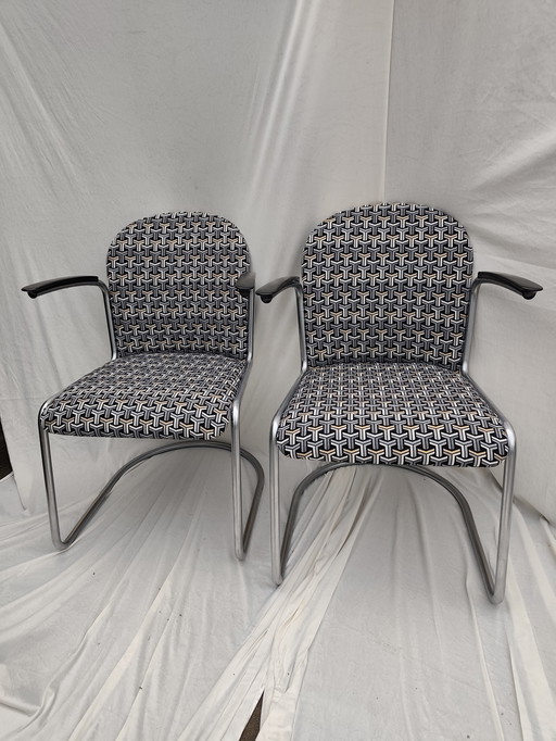 2 poltrone Gispen 413