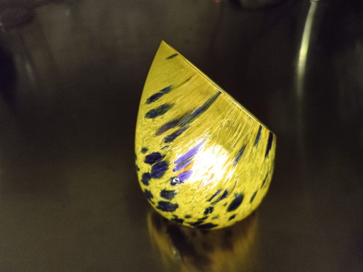 Murano glass candlestick.