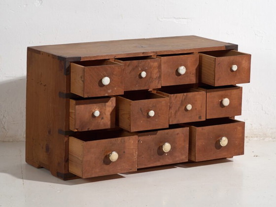 Antique Japanese chest of drawers - Showa Period (c. ) #103 – Ceramic (photo 23 of 40)